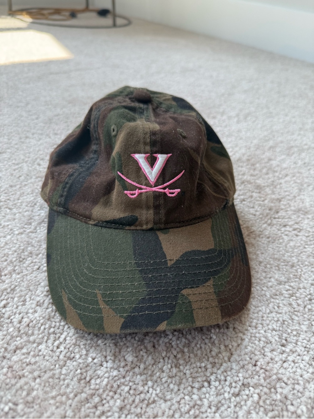 University of Virginia Camo Baseball Cap